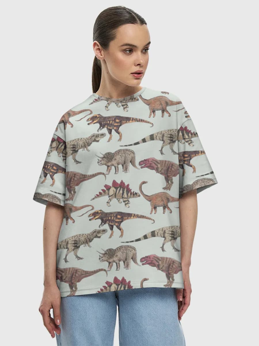 Women's oversized cotton T-shirt
