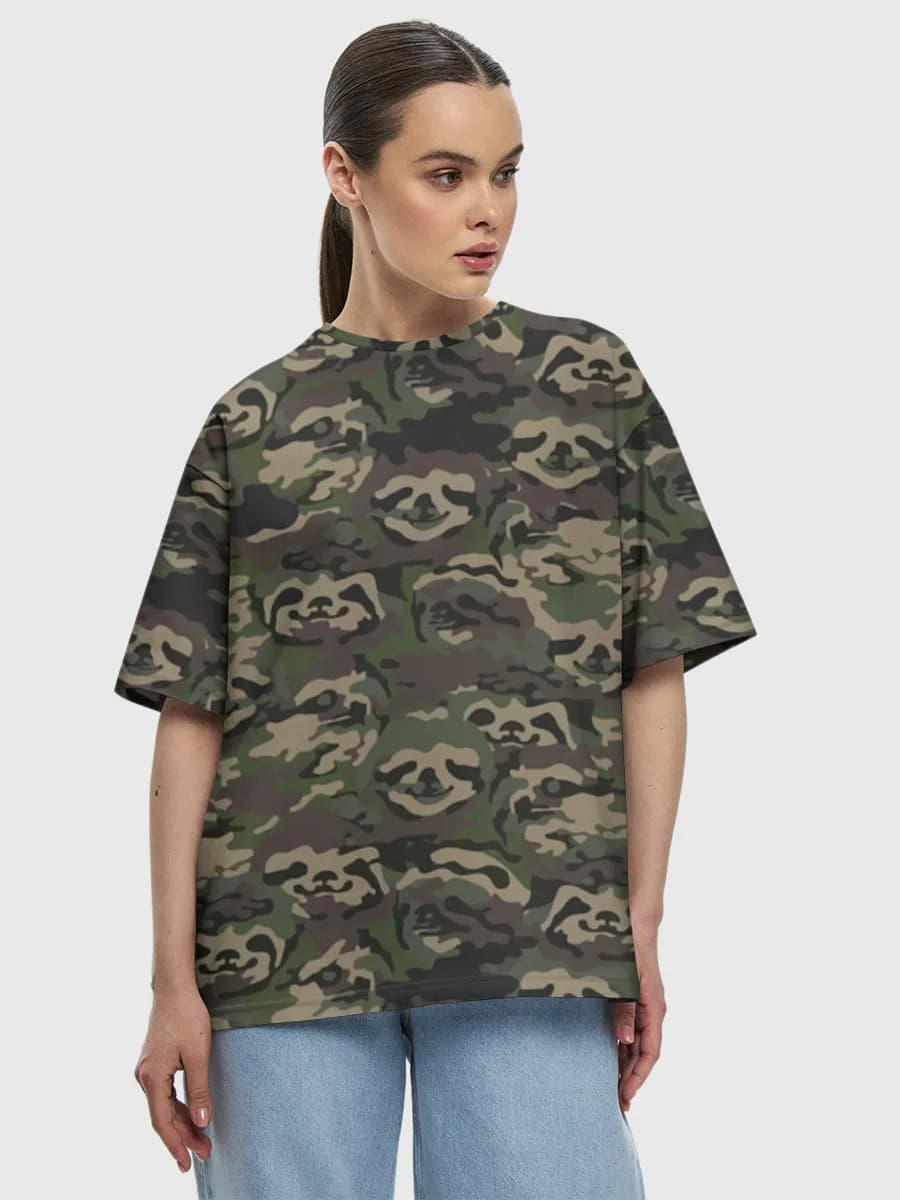Women's oversized cotton T-shirt
