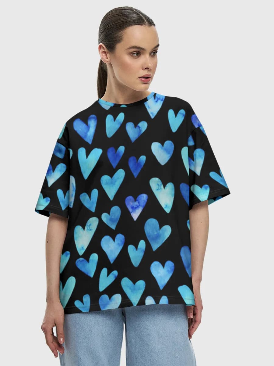 Women's oversized cotton T-shirt