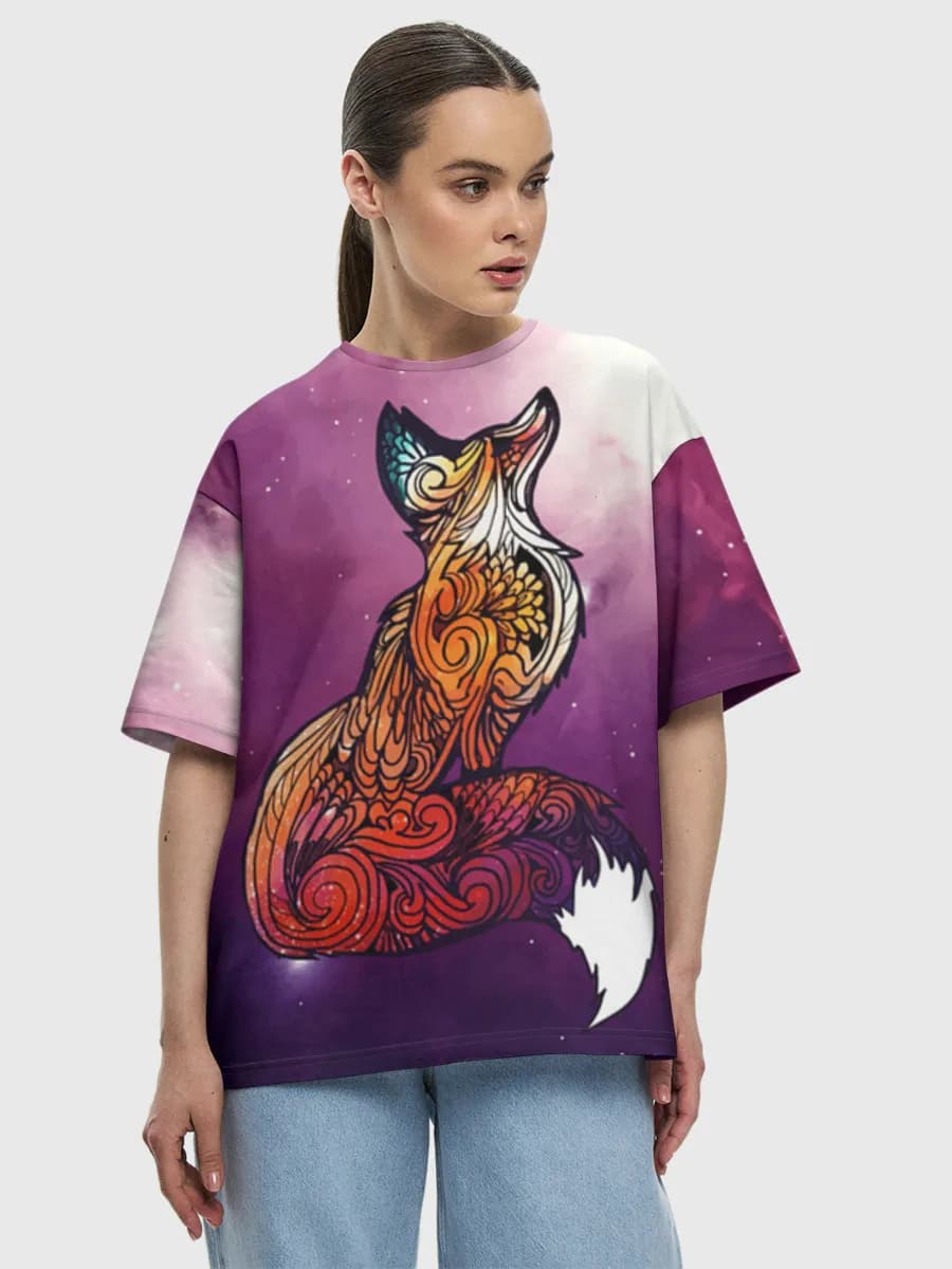 Women's oversized cotton T-shirt