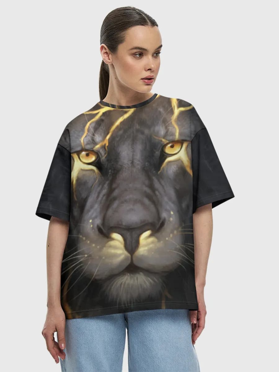 Women's oversized cotton T-shirt