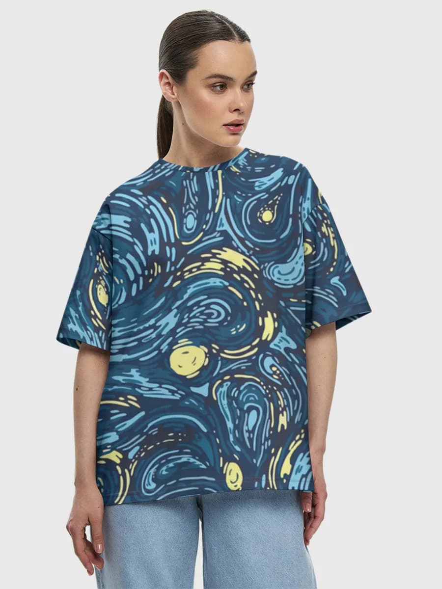 Women's oversized cotton T-shirt