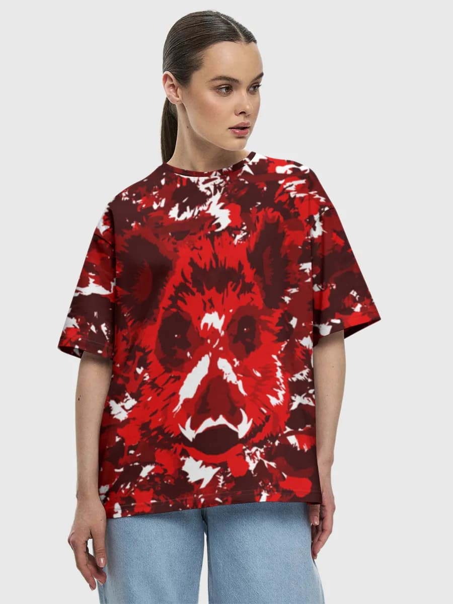 Crimson Wild Boar Camo