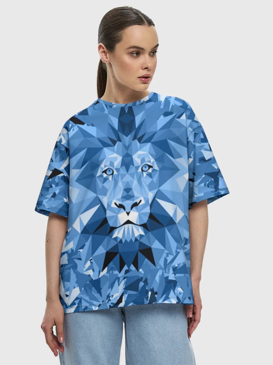 Women's oversized cotton T-shirt