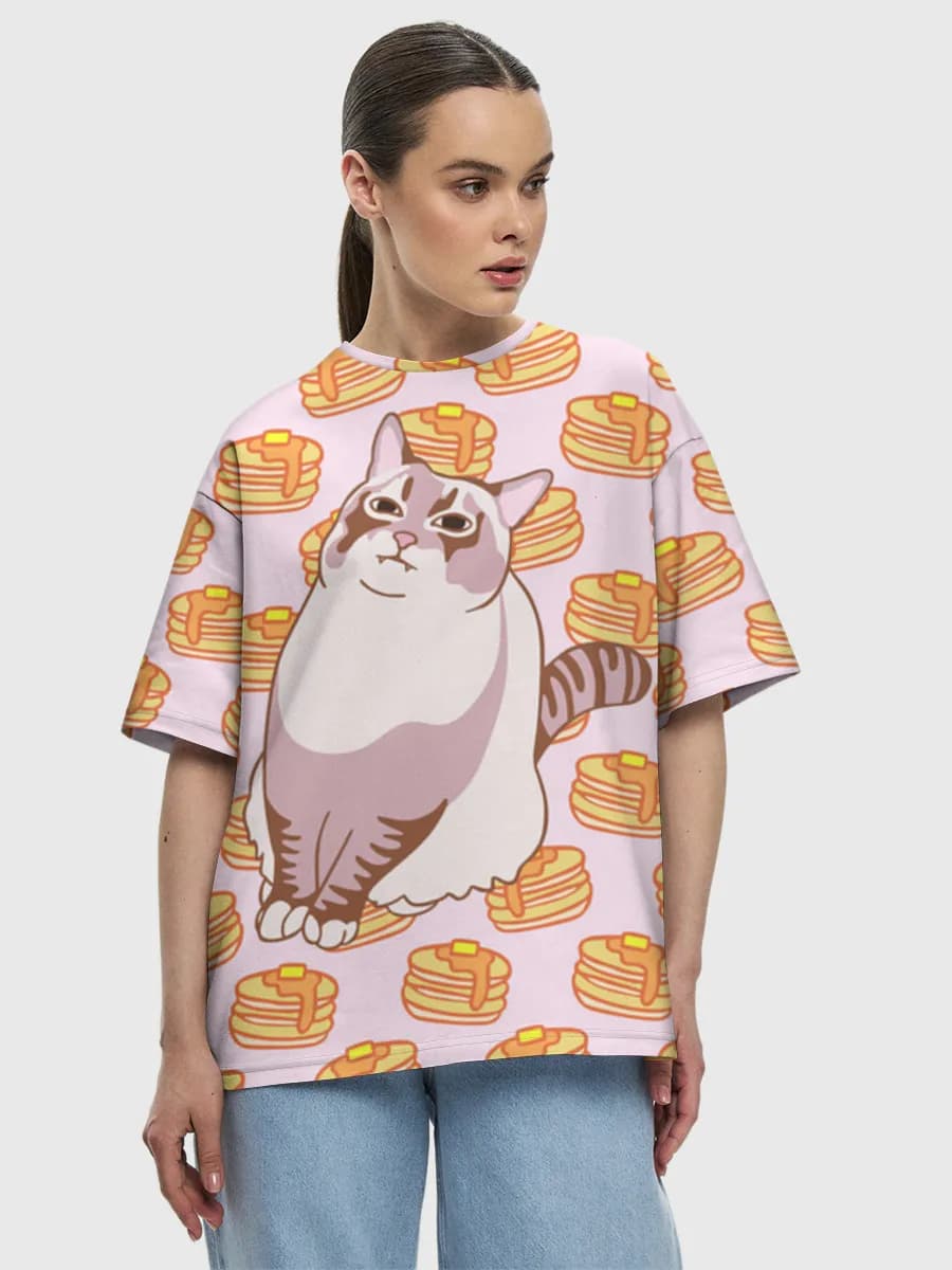 Pancake Loving Cat