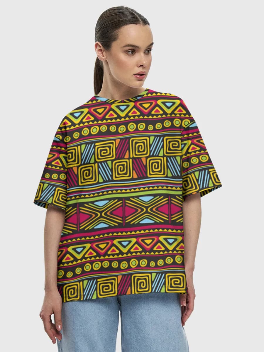 Women's oversized cotton T-shirt