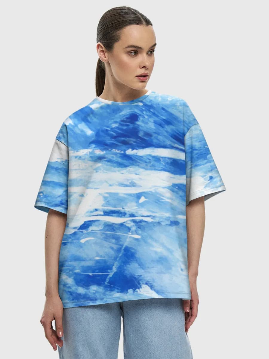 Women's oversized cotton T-shirt