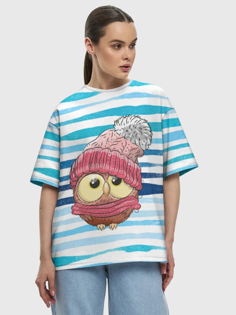 Cozy Owl In Beanie