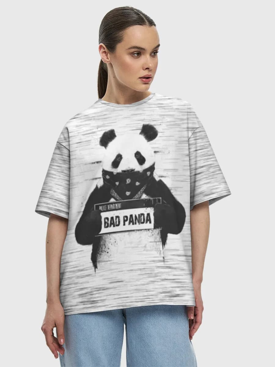 Women's oversized cotton T-shirt