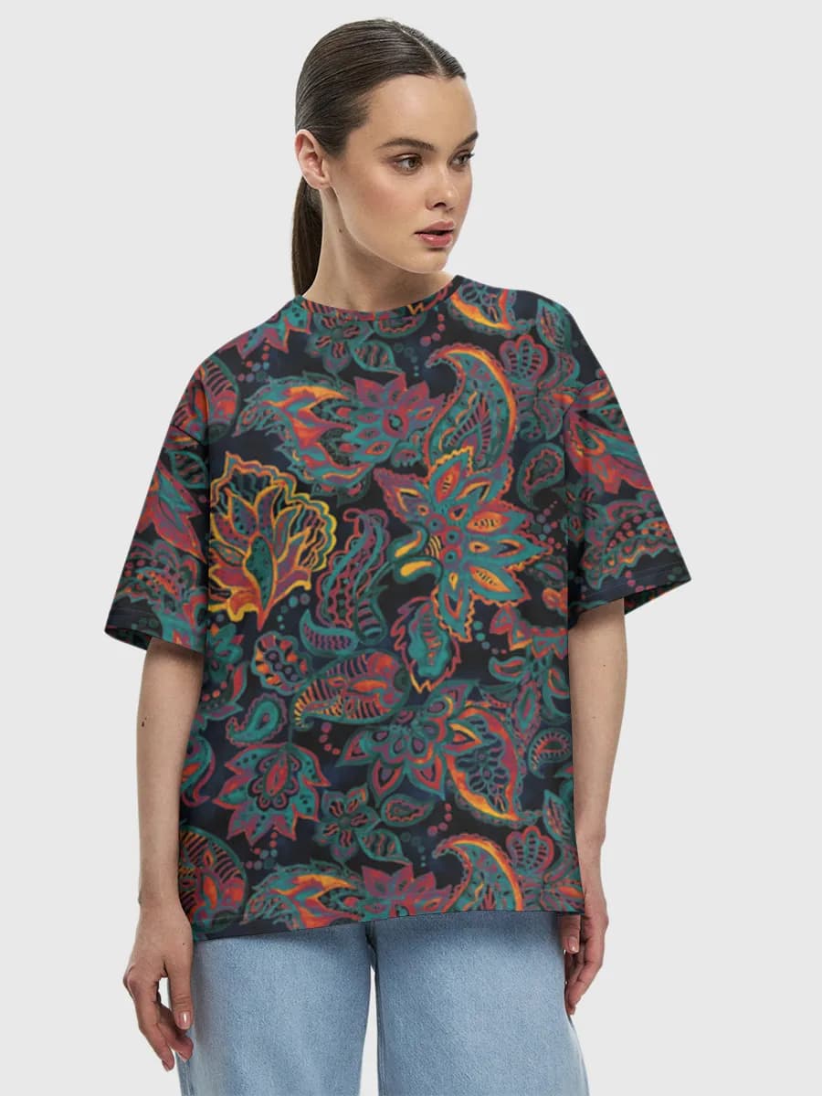 Women's oversized cotton T-shirt