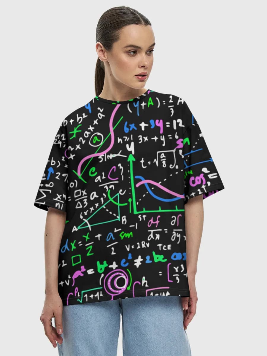 Women's oversized cotton T-shirt