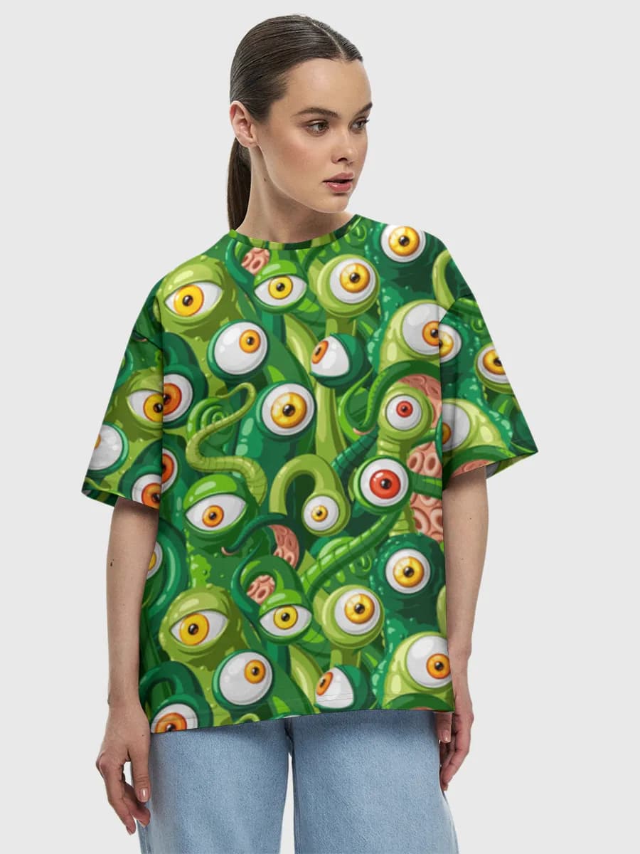 Women's oversized cotton T-shirt