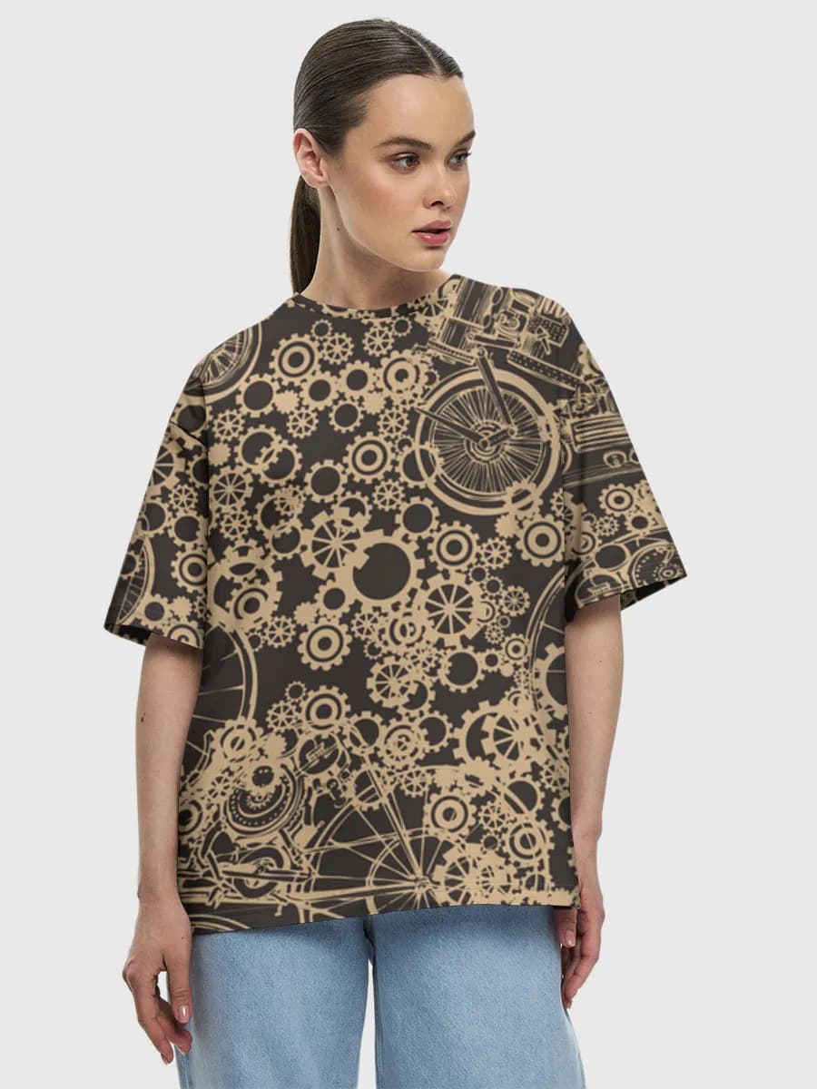 Women's oversized cotton T-shirt
