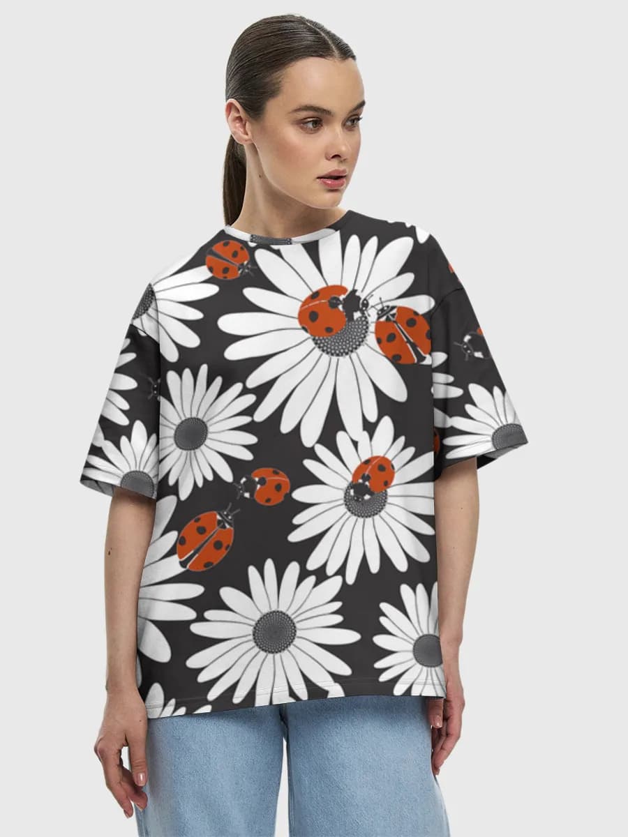 Women's oversized cotton T-shirt