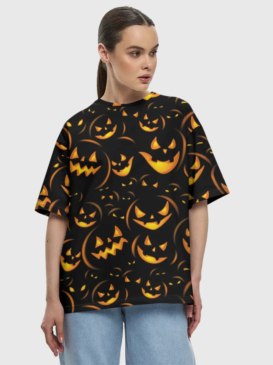 Women's oversized cotton T-shirt