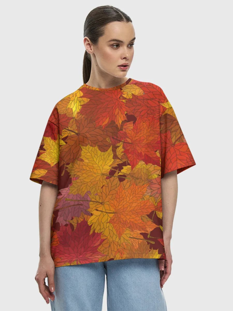 Women's oversized cotton T-shirt