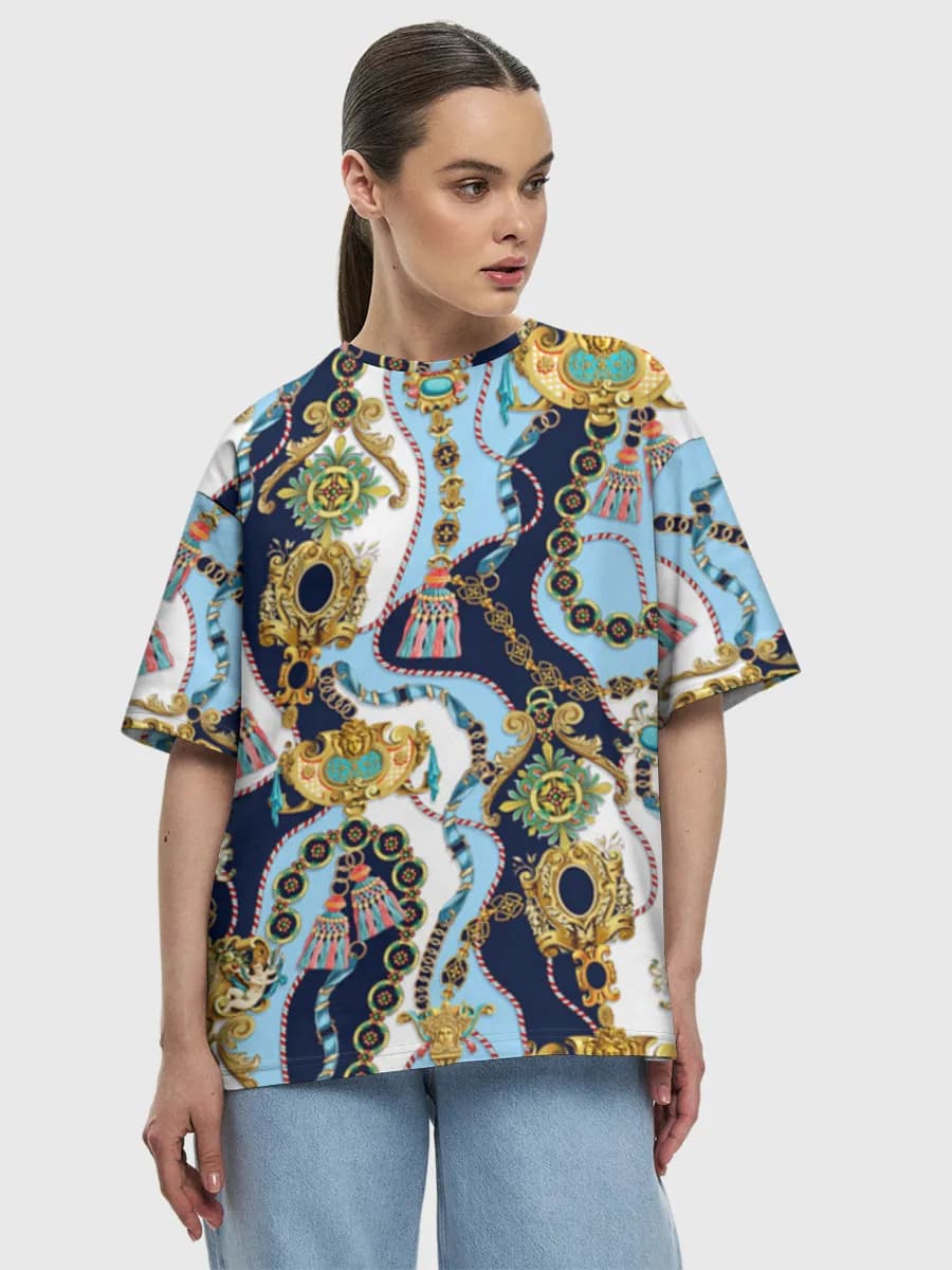 Baroque Chain Scarf Art