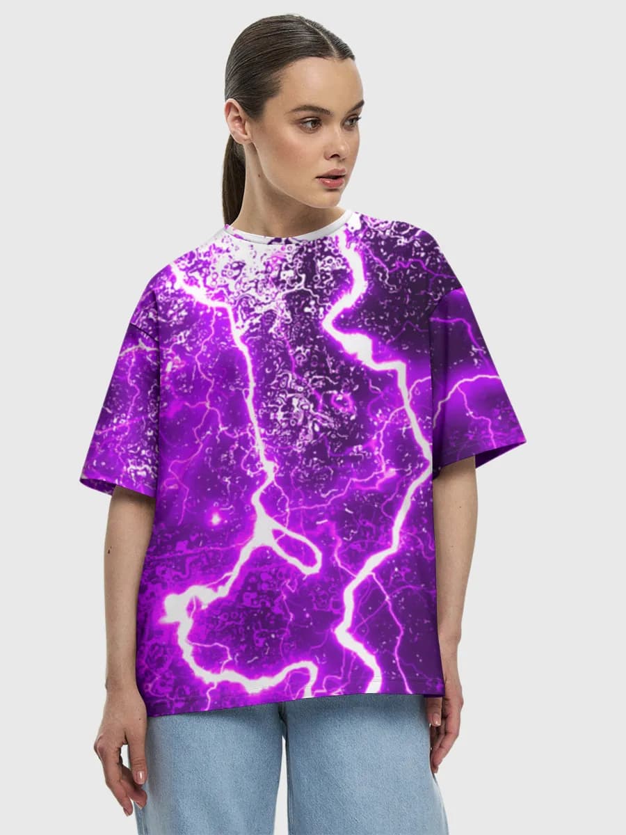Women's oversized cotton T-shirt