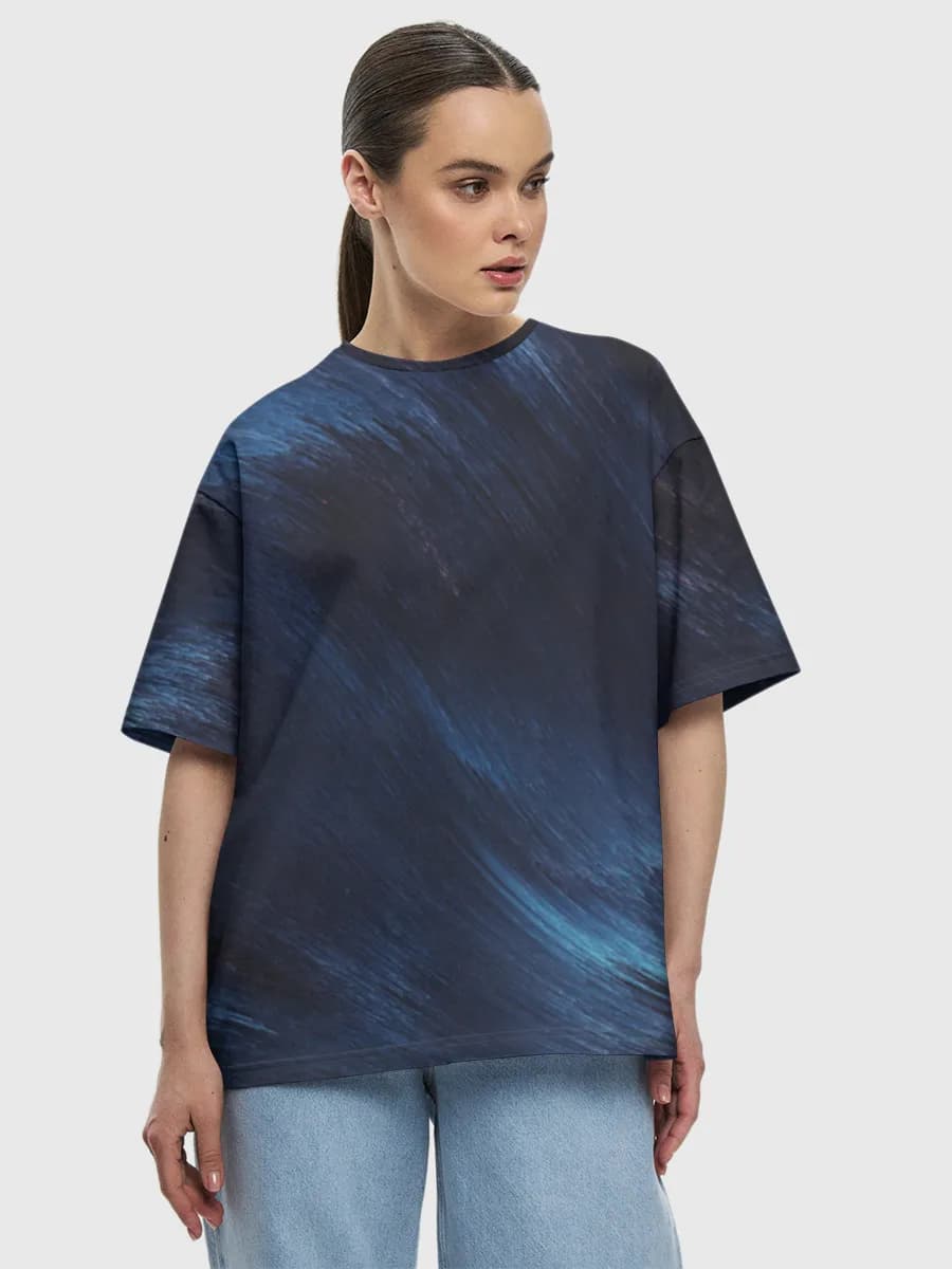 Women's oversized cotton T-shirt