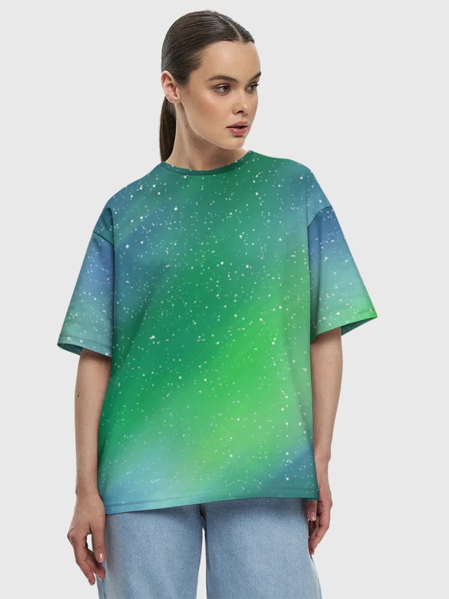 Women's oversized cotton T-shirt