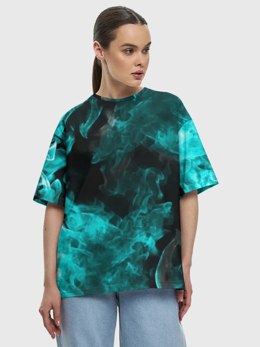 Women's oversized cotton T-shirt