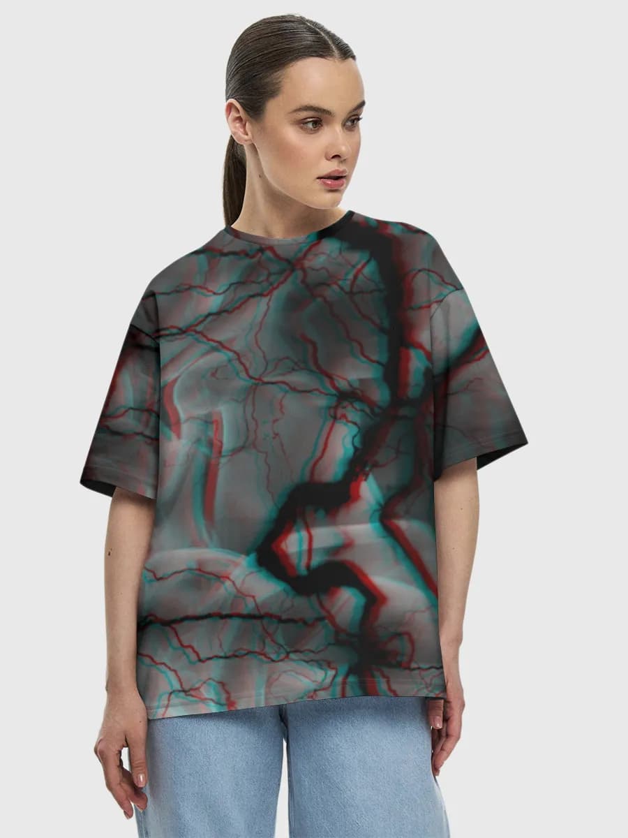 Women's oversized cotton T-shirt