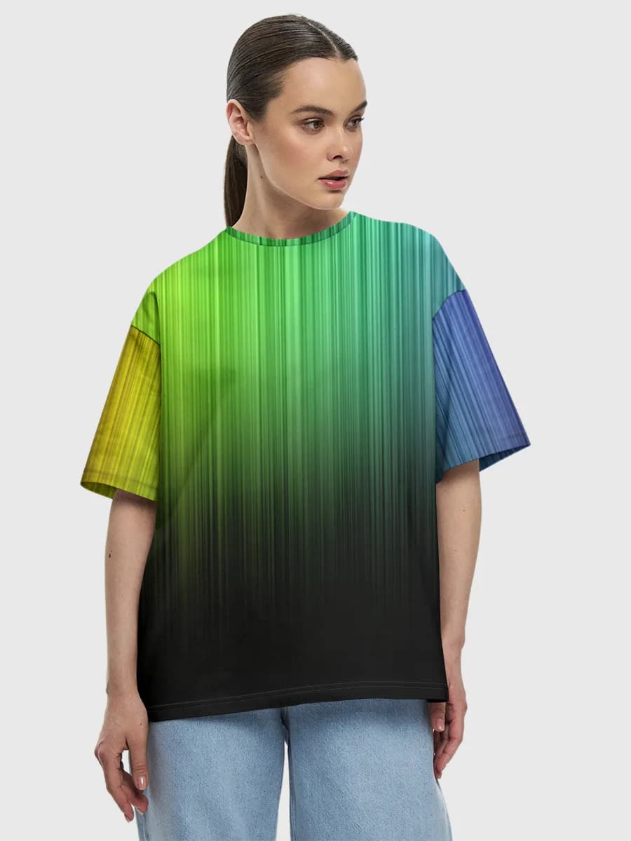 Women's oversized cotton T-shirt