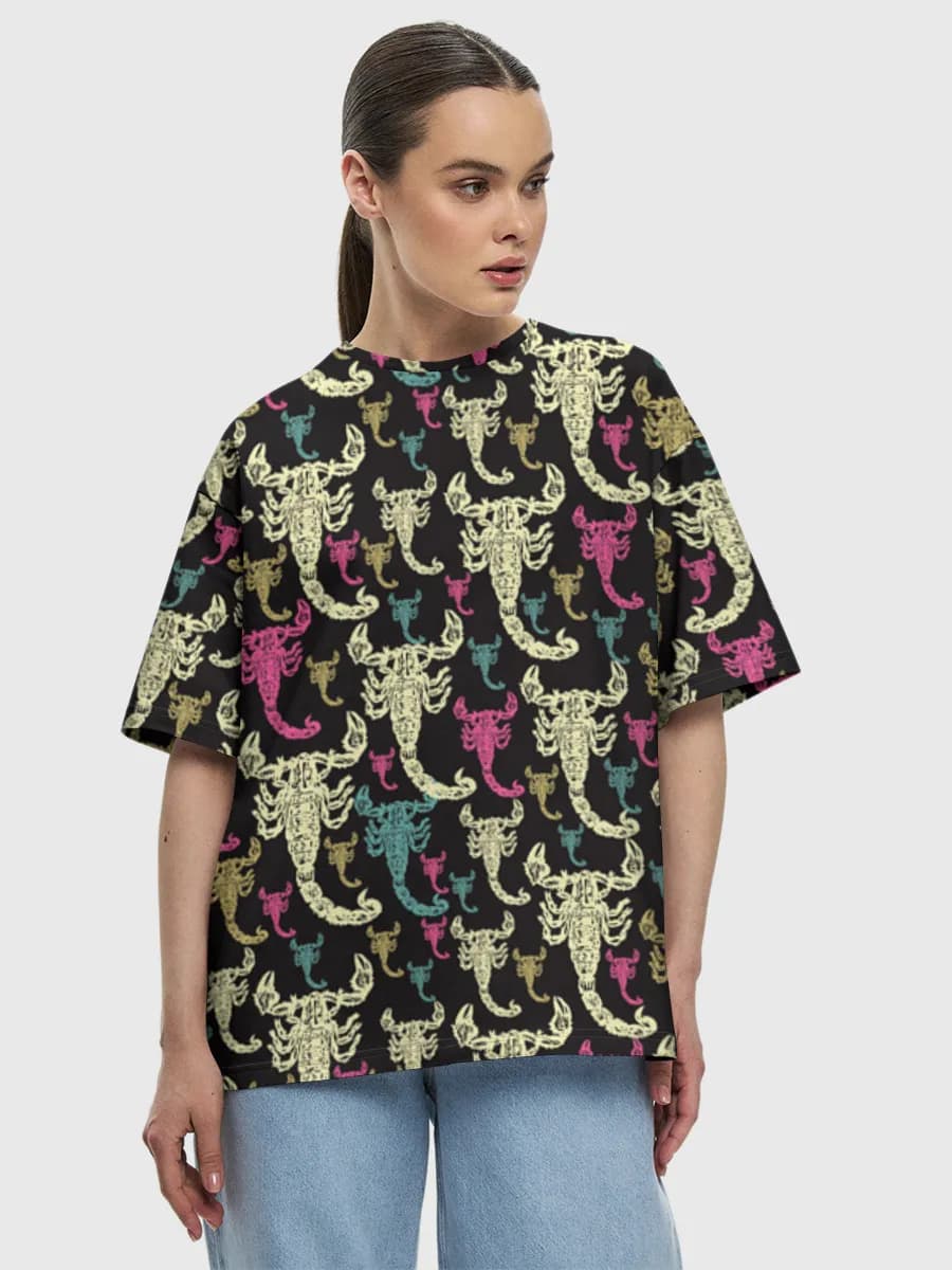 Women's oversized cotton T-shirt