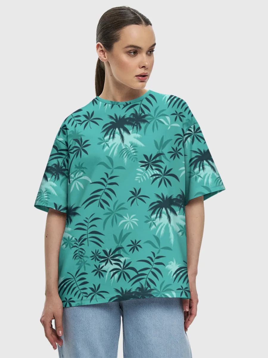 Women's oversized cotton T-shirt