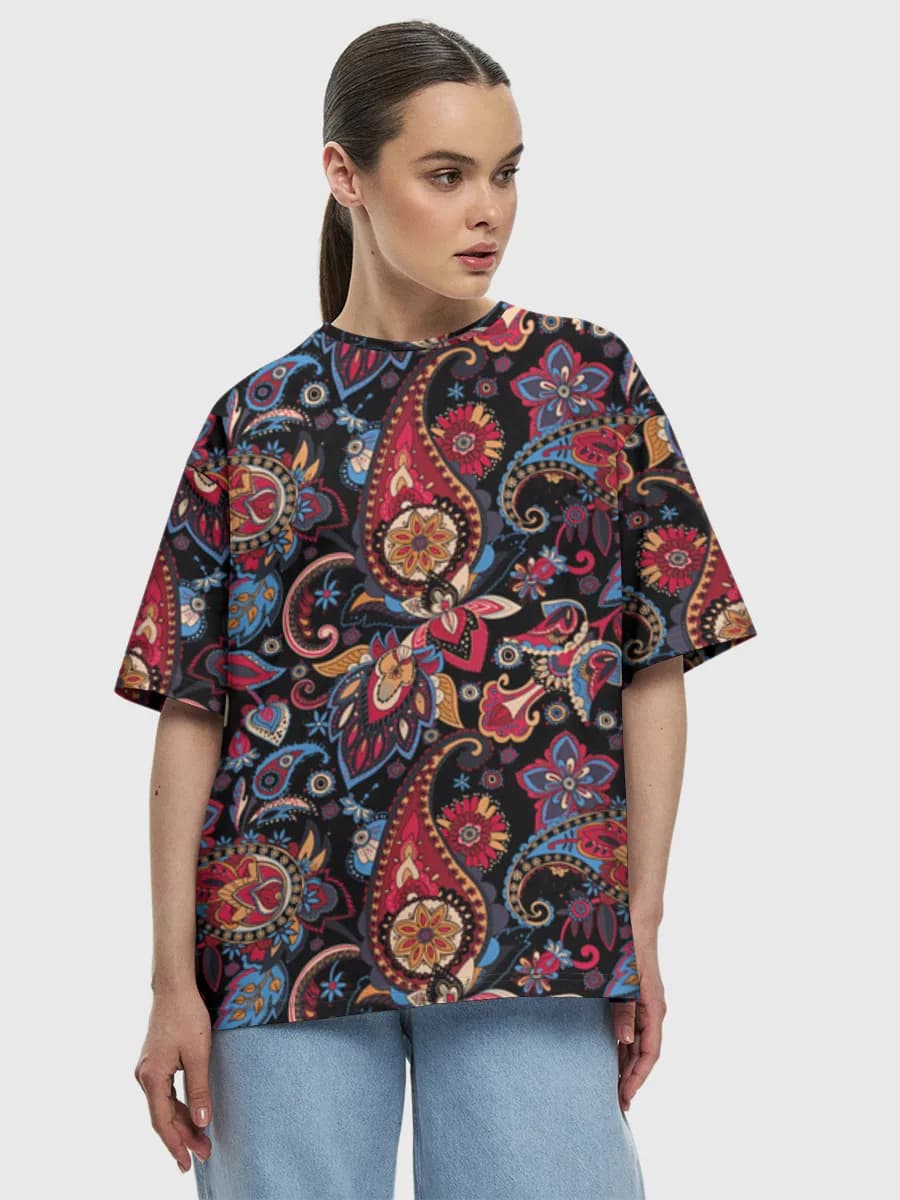 Women's oversized cotton T-shirt