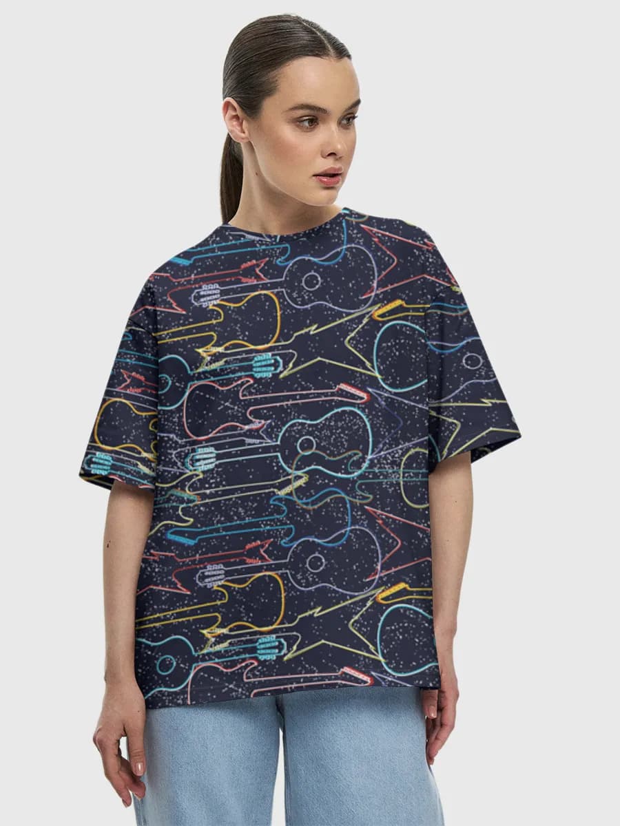 Women's oversized cotton T-shirt