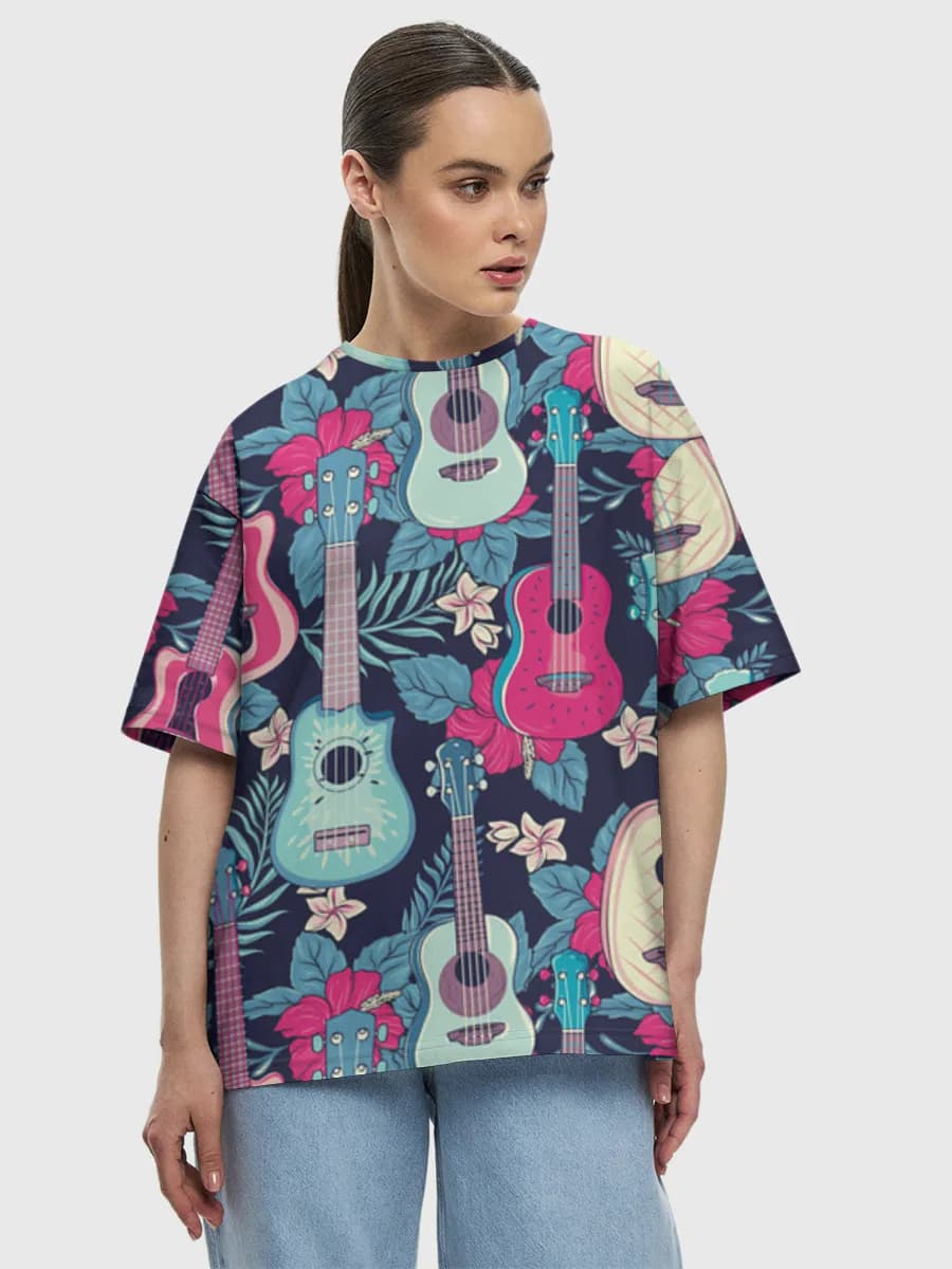 Women's oversized cotton T-shirt