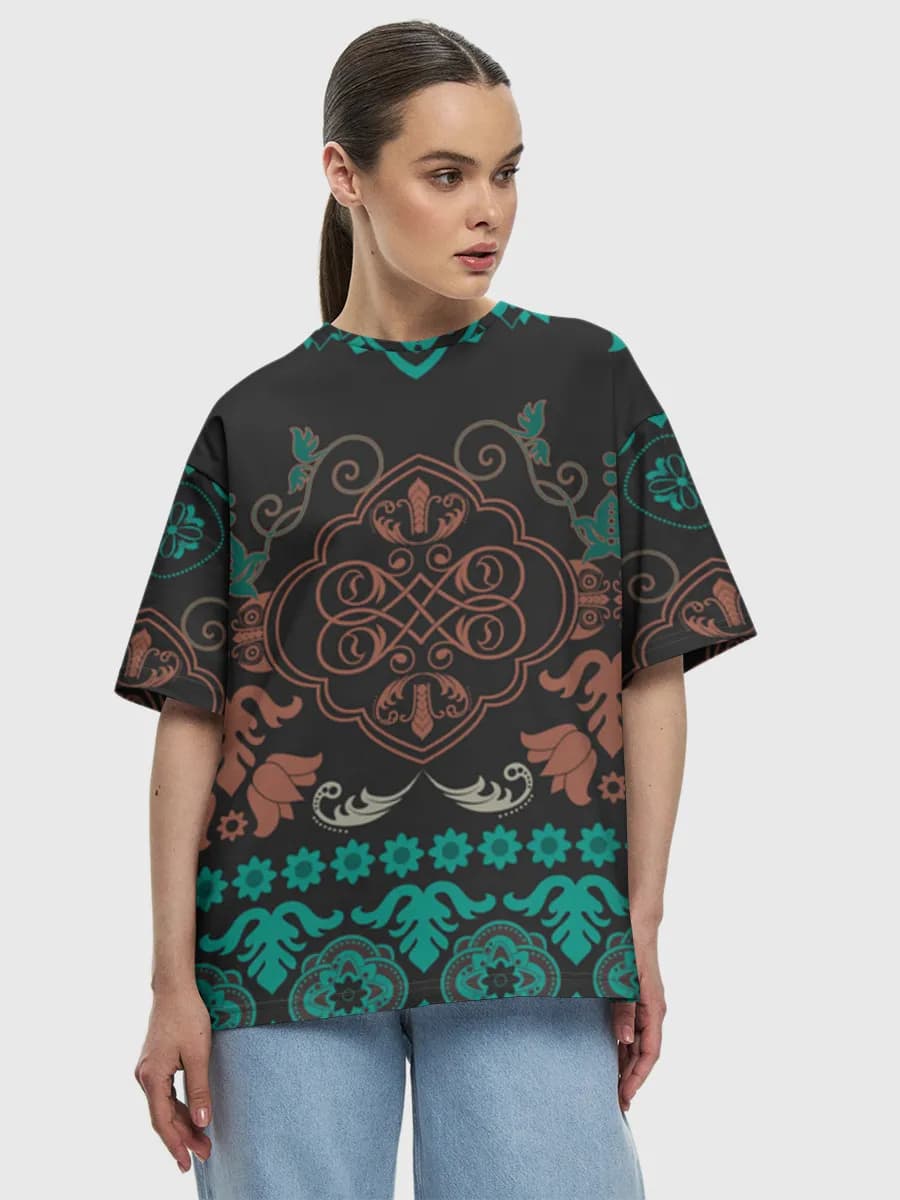 Women's oversized cotton T-shirt