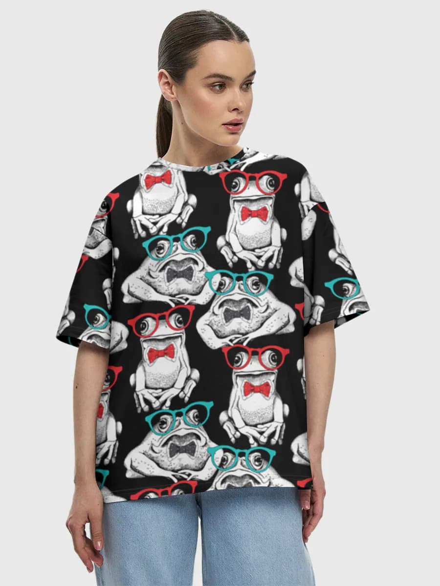 Women's oversized cotton T-shirt