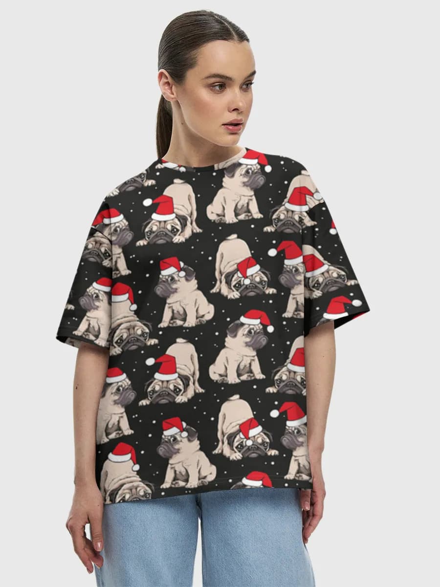 Women's oversized cotton T-shirt