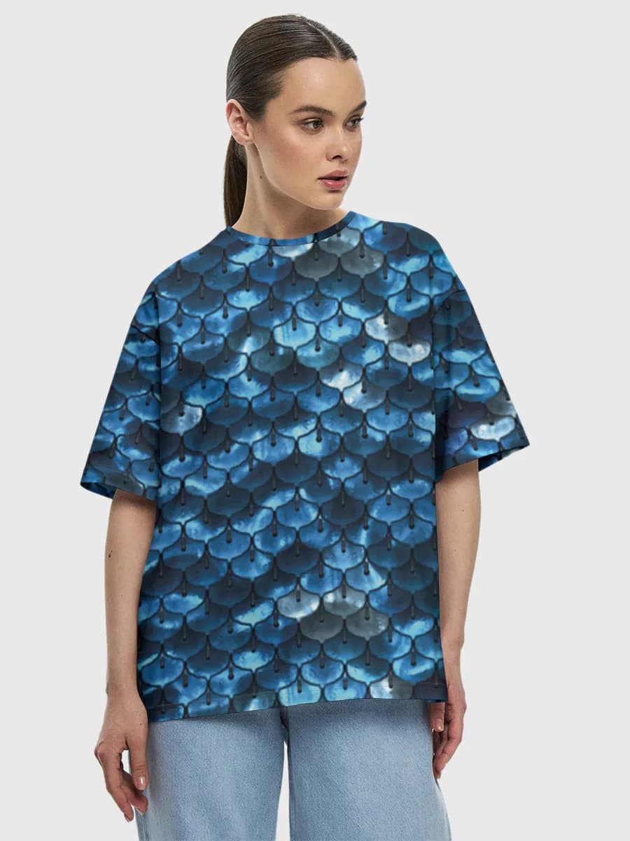 Women's oversized cotton T-shirt