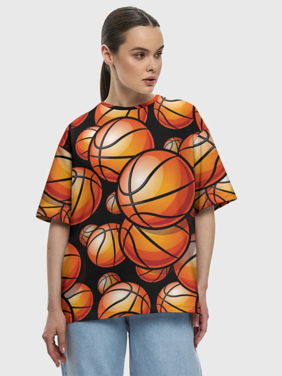 Women's oversized cotton T-shirt