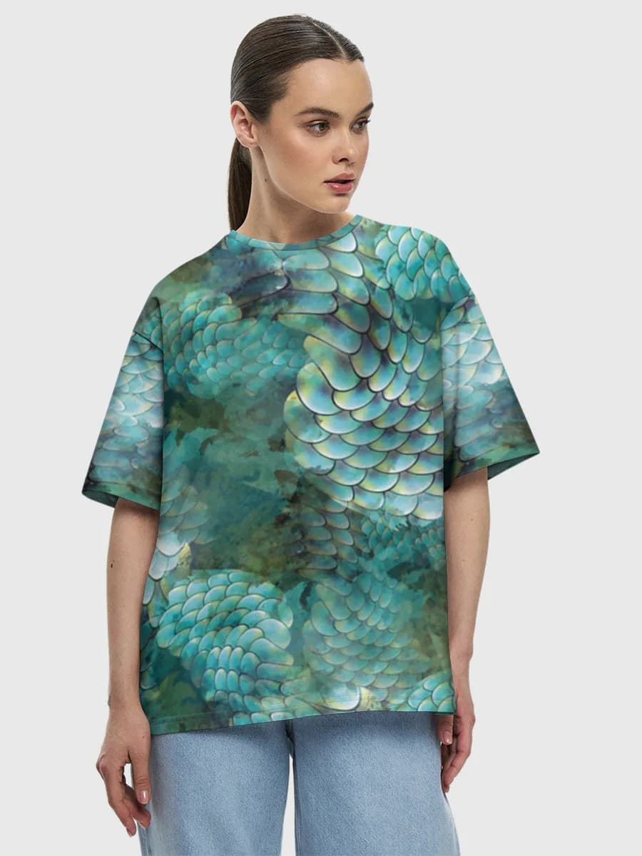 Women's oversized cotton T-shirt