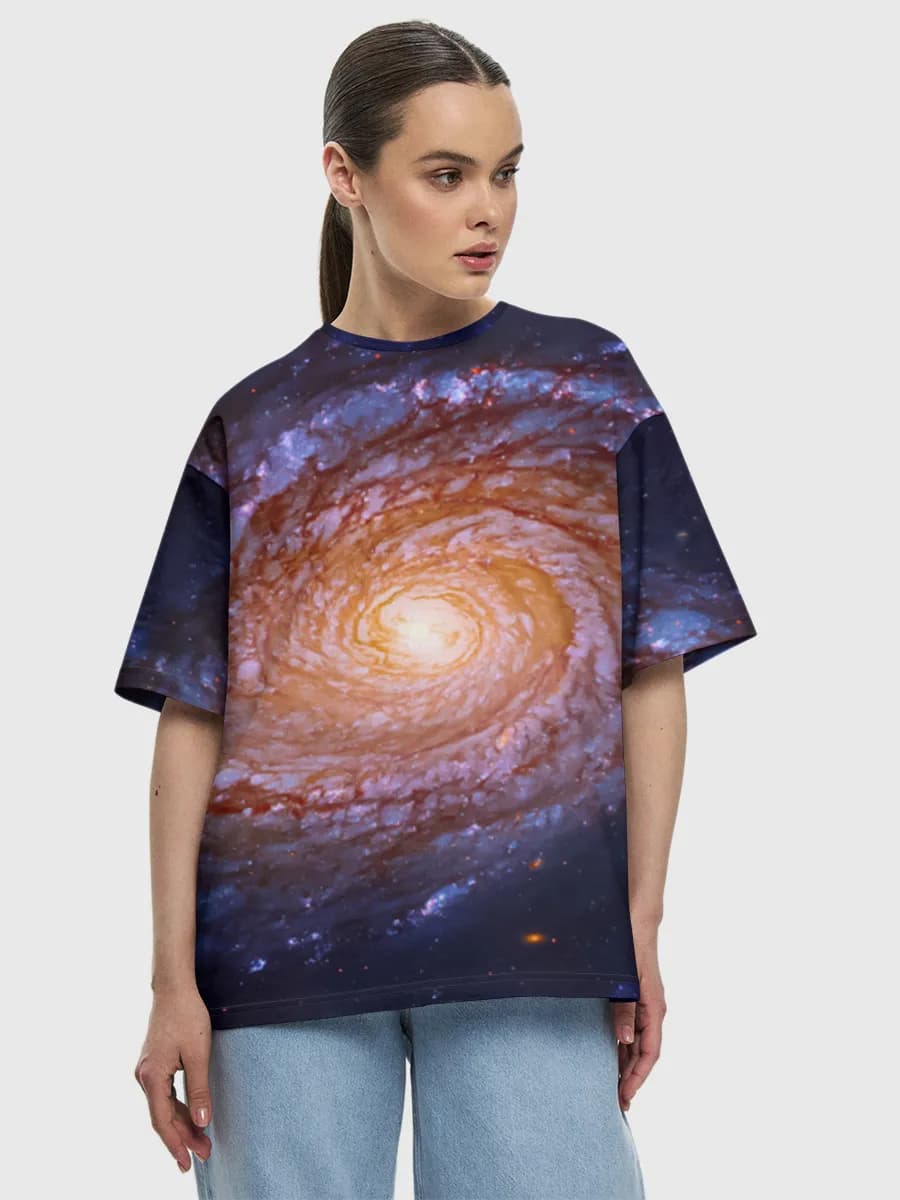 Women's oversized cotton T-shirt
