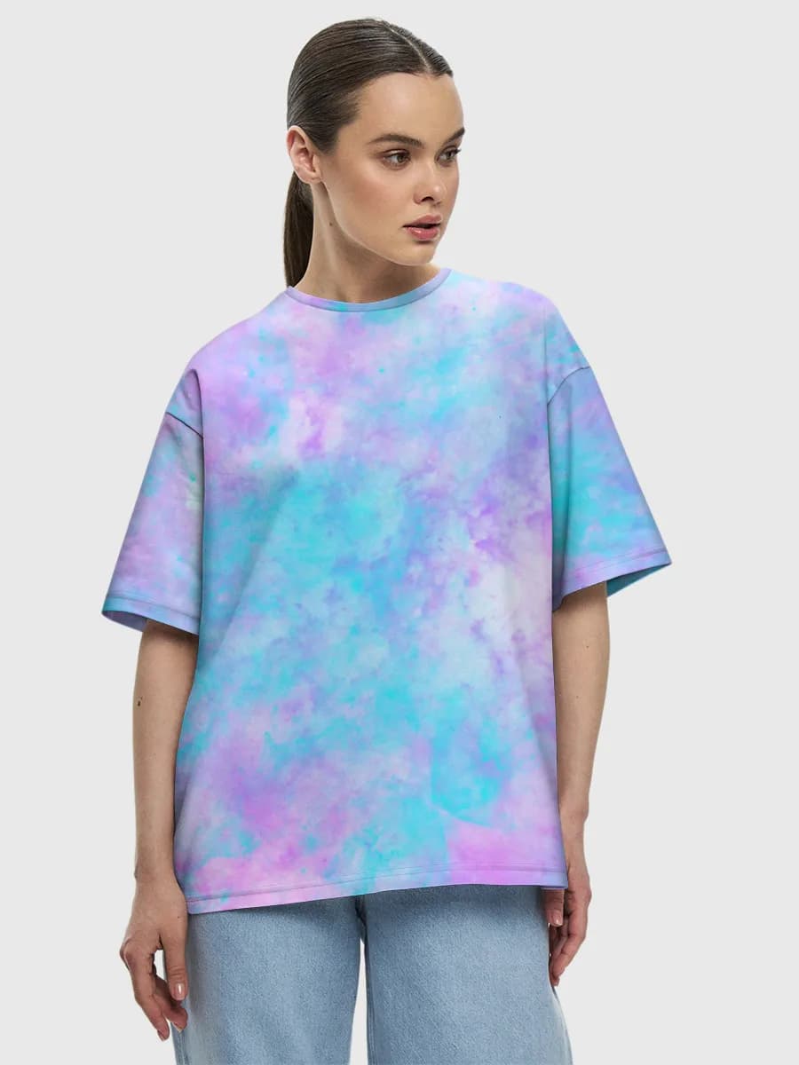 Women's oversized cotton T-shirt