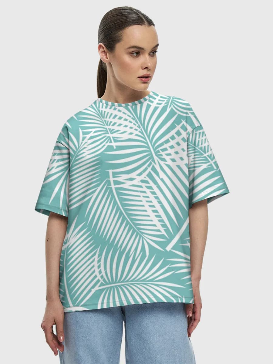 Women's oversized cotton T-shirt