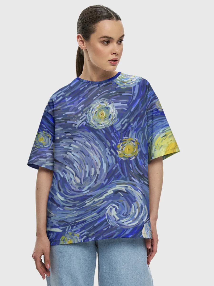 Women's oversized cotton T-shirt