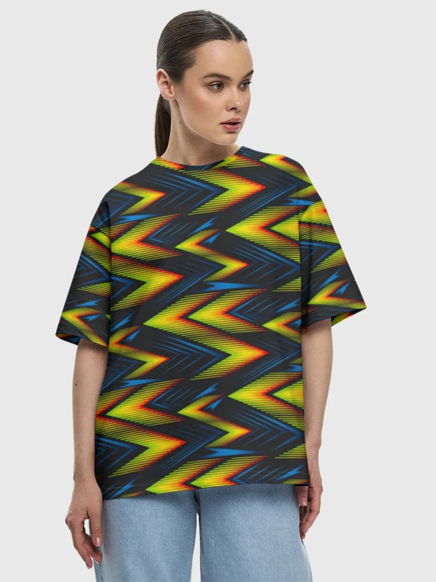 Women's oversized cotton T-shirt