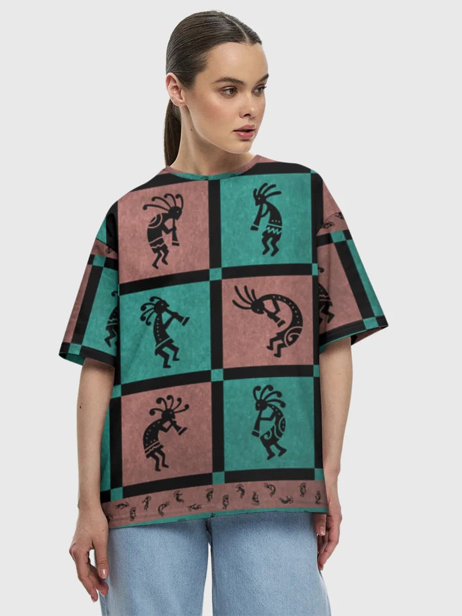 Women's oversized cotton T-shirt