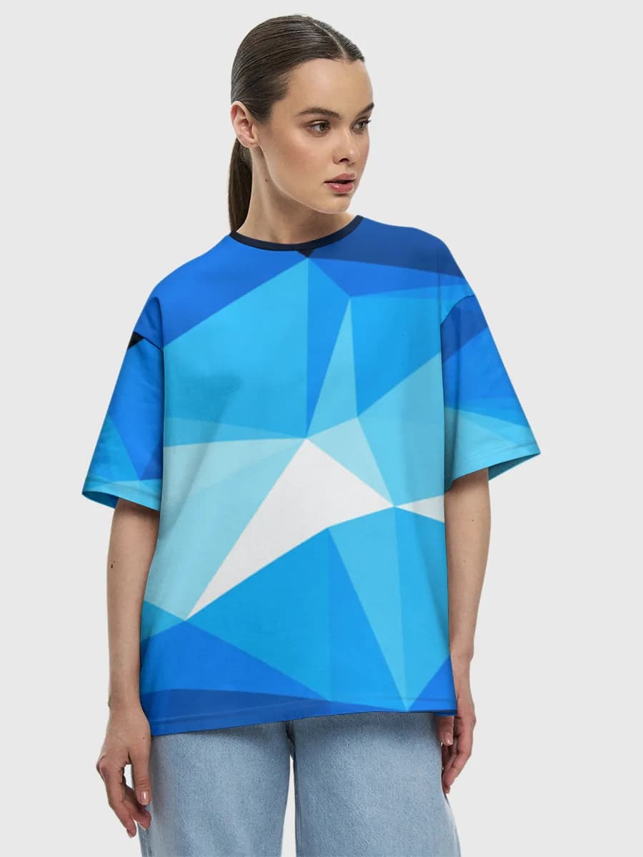 Women's oversized cotton T-shirt