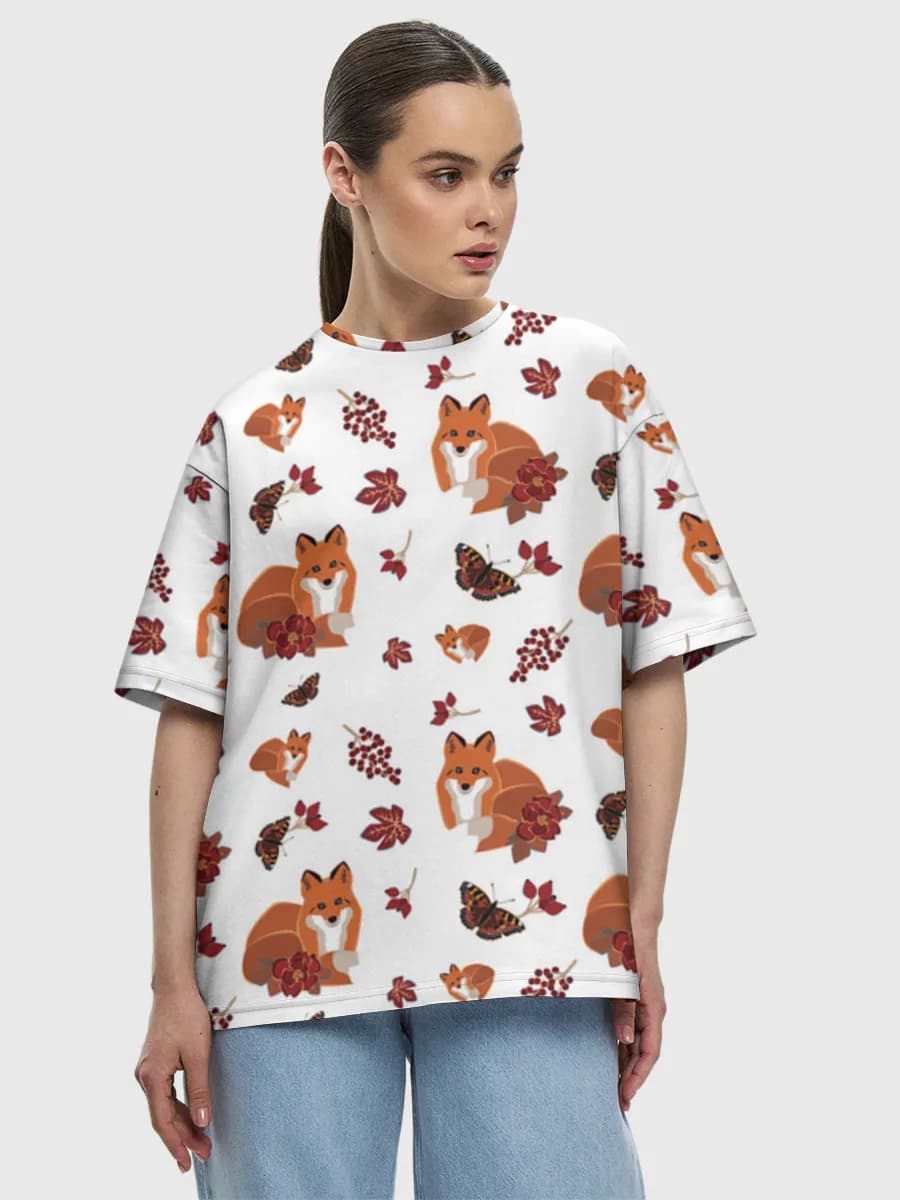 Women's oversized cotton T-shirt