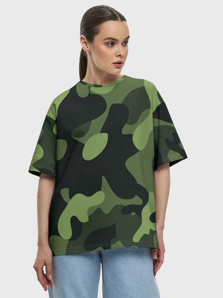 Women's oversized cotton T-shirt