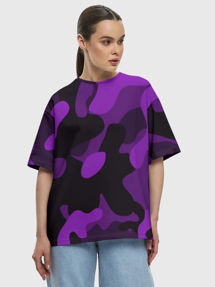 Women's oversized cotton T-shirt