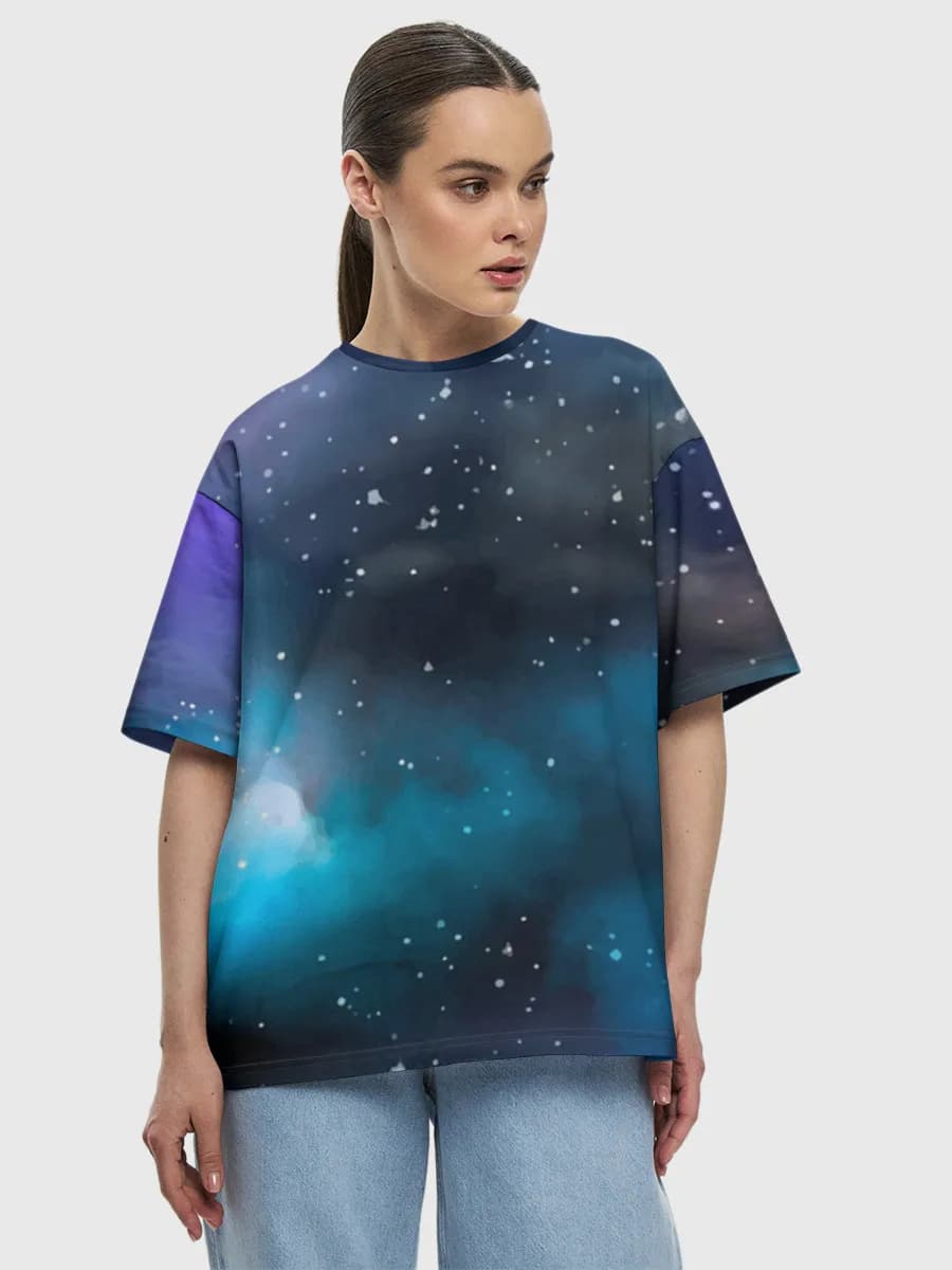 Women's oversized cotton T-shirt