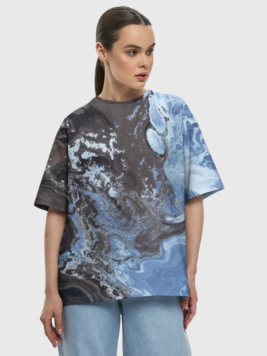 Women's oversized cotton T-shirt